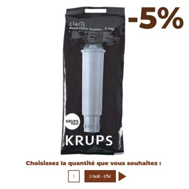 Cartouche filtrante Claris F08801 - KRUPS