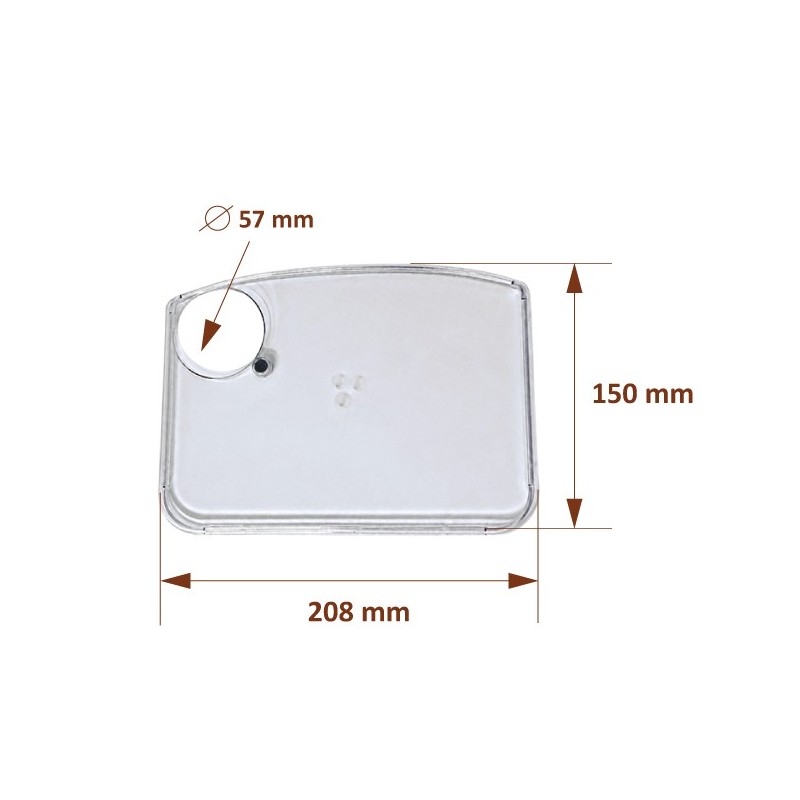 Couvercle de bac à grain 421944061481 SAECO GAGGIA