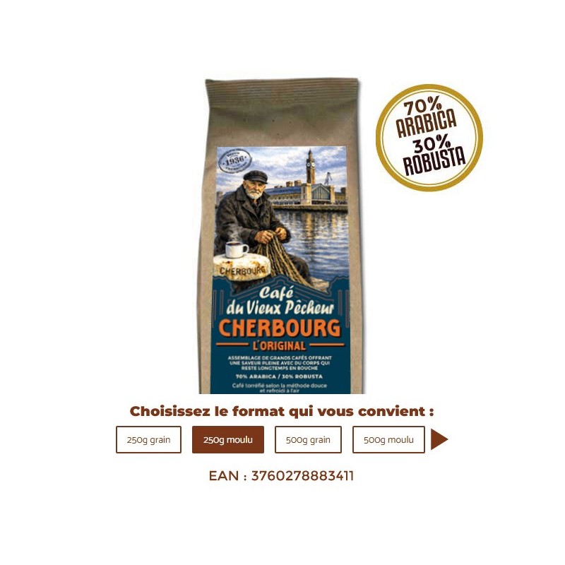 Café CHERBOURG L'Original - CAFÉ DU VIEUX PÊCHEUR