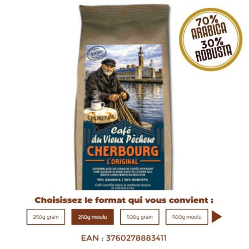 Café CHERBOURG L'Original - CAFÉ DU VIEUX PÊCHEUR