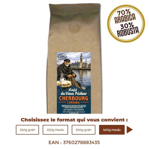 Café CHERBOURG L'Original - CAFÉ DU VIEUX PÊCHEUR
