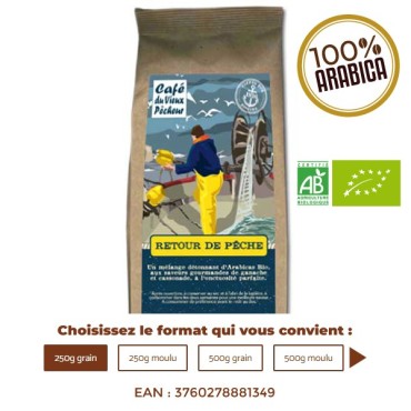 Café Bio RETOUR DE PÊCHE - CAFÉ DU VIEUX PÊCHEUR