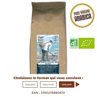 Café pure origine arabica MEXIQUE ALTURA - CAFÉ DU VIEUX PÊCHEUR
