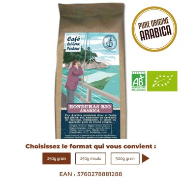 Café Bio pure origine HONDURAS - CAFÉ DU VIEUX PÊCHEUR