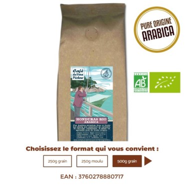 Café Bio pure origine arabica HONDURAS - CAFÉ DU VIEUX PÊCHEUR
