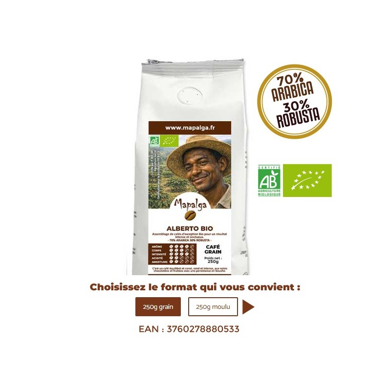 Café 250g ALBERTO Bio MAPALGA