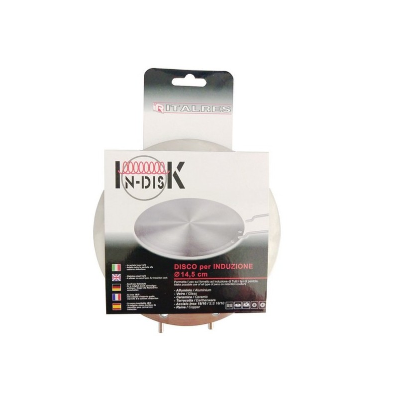 Adaptateur pour plaque à induction diamètre INDISK 14,5 cm ITALRES Adaptateur pour plaque à induction diamètre INDISK 14,5 cm ITALRES