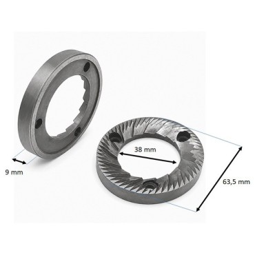 Meule plate x 2 code 095840 NECTA