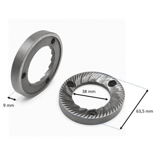 Meule plate x 2 code 095840 NECTA