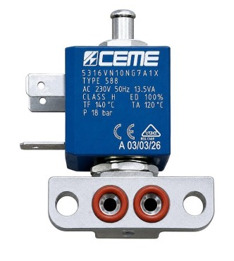 Electrovanne solénoïde 3 voies 230V 50Hz Gaggia 421944093701 / 421940221712