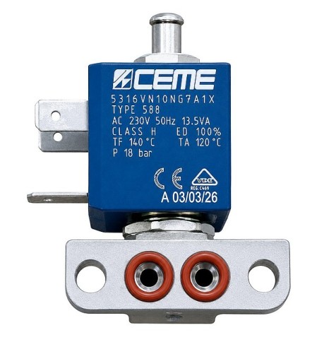 Electrovanne solénoïde 3 voies 230V 50Hz Gaggia 421944093701 / 421940221712