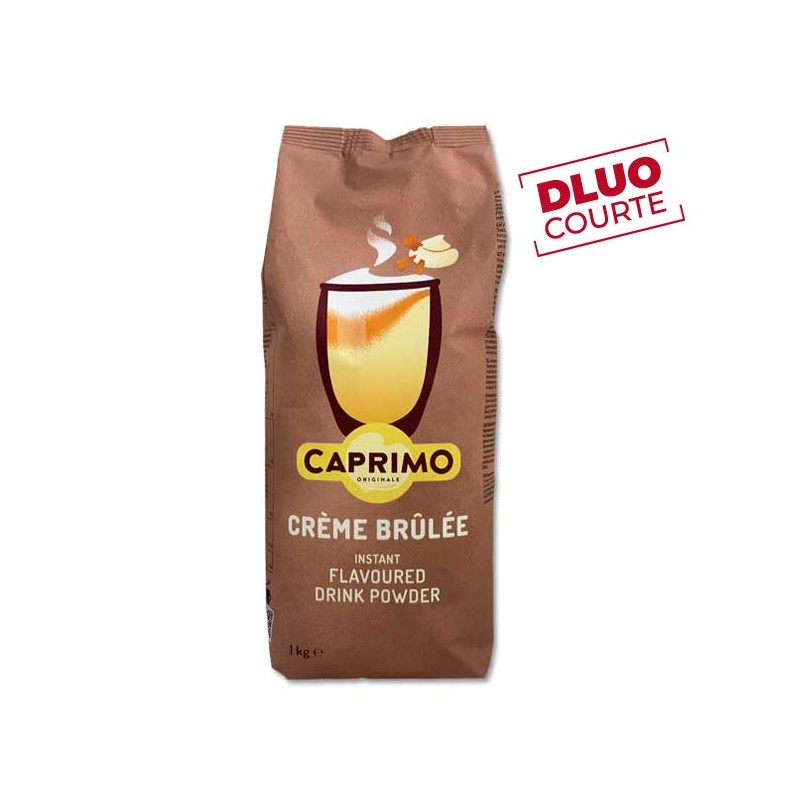 Café Cappuccino Crème Brûlée 1Kg DLUO COURTE - CAPRIMO