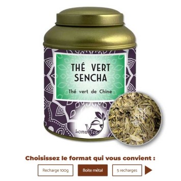 Thé vert SENCHA VRAC 100g - LOMATEA
