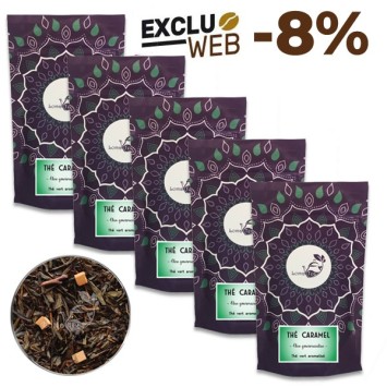 Thé vert caramel vrac LOMATEA 100g