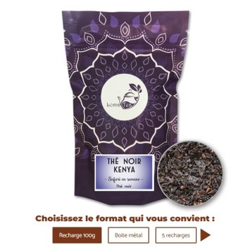 Thé noir KENYA Milima TGFOP VRAC 100g - LOMATEA