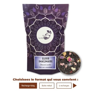 Thé noir ELIXIR IMAGINAIRE VRAC 100g - LOMATEA