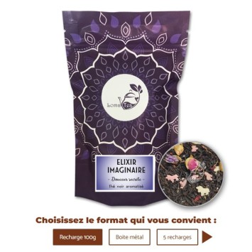Thé noir ELIXIR IMAGINAIRE VRAC 100g - LOMATEA