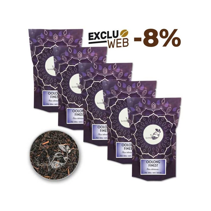 Thé Bleu vert OOLONG FINEST VRAC 100g - LOMATEA Thé Bleu vert OOLONG FINEST VRAC 100g - LOMATEA