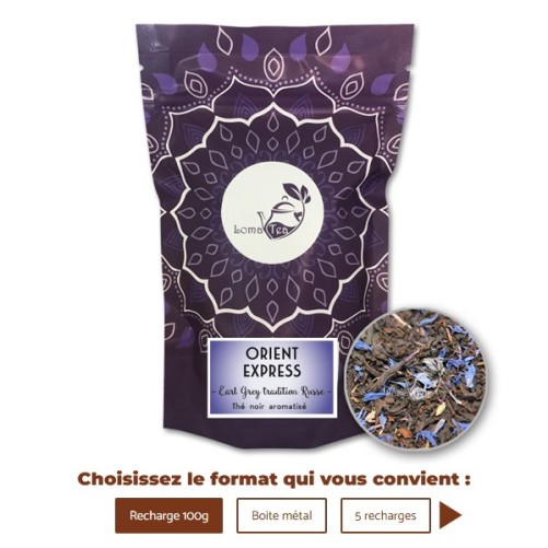 Un grand classique « Earl Grey » revisité par LOMATEA