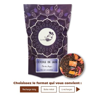 Thé noir L'ETOILE DE JADE VRAC 100g - LOMATEA