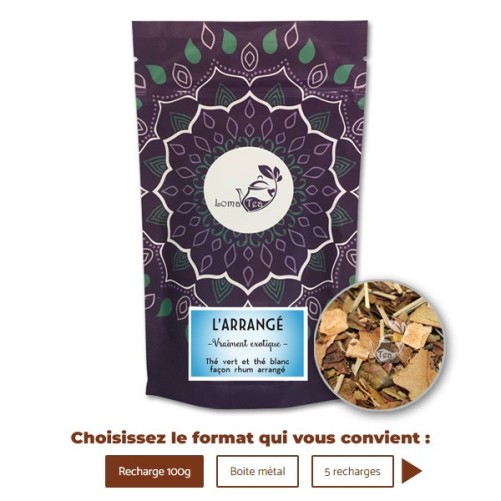 Thé vert L'ARRANGÉ VRAC 100g LOMATEA