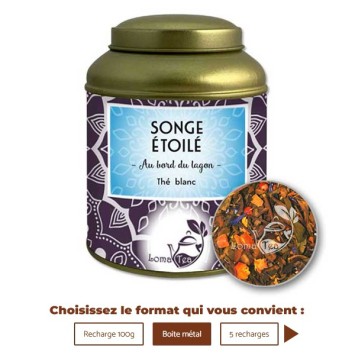 Thé Blanc SONGE ÉTOILÉ VRAC 100g - LOMATEA
