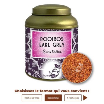 Rooibos EARL GREY VRAC 100g - LOMATEA