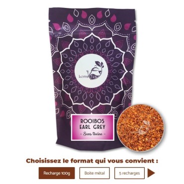 Rooibos EARL GREY VRAC 100g - LOMATEA