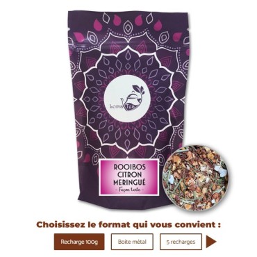 Rooibos au CITRON MERINGUÉ LOMATEA VRAC 100g