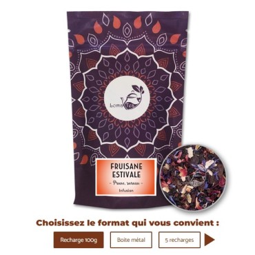 Infusion FRUISANE ESTIVALE VRAC 100g - LOMATEA