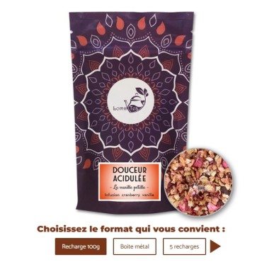 Infusion DOUCEUR ACIDULÉE VRAC 100g - LOMATEA