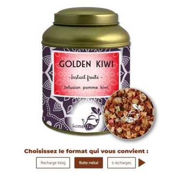 Infusion de fruits GOLDEN KIWI VRAC 100g - LOMATEA