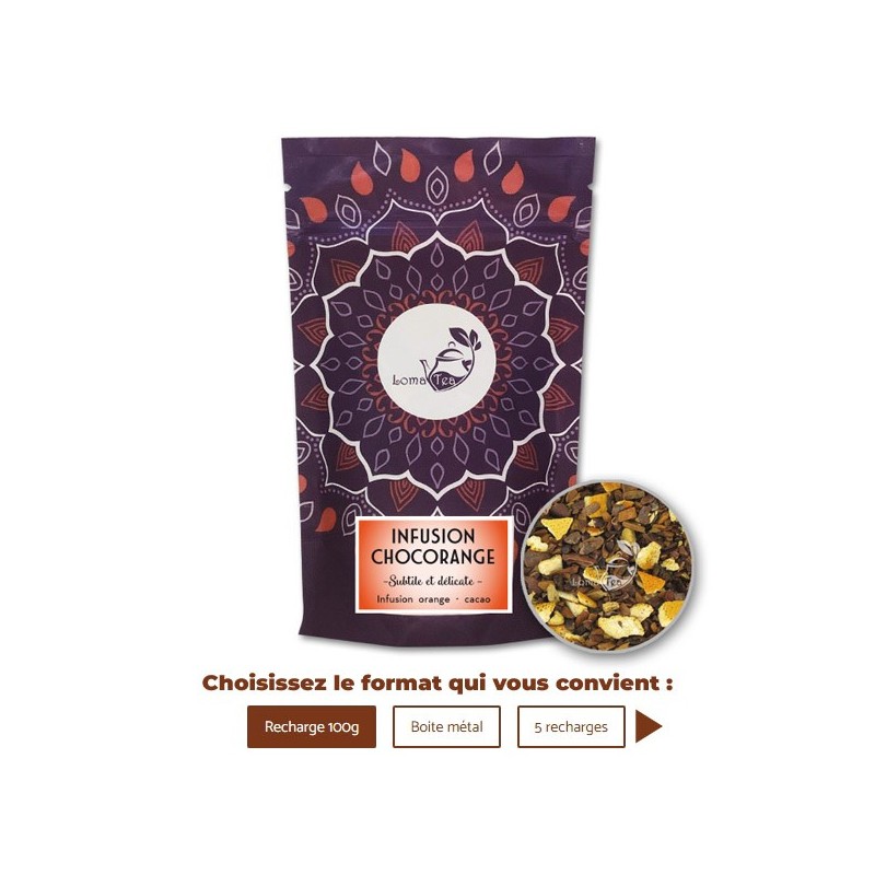 Infusion CHOCORANGE VRAC 100g - LOMATEA Infusion CHOCORANGE VRAC 100g - LOMATEA