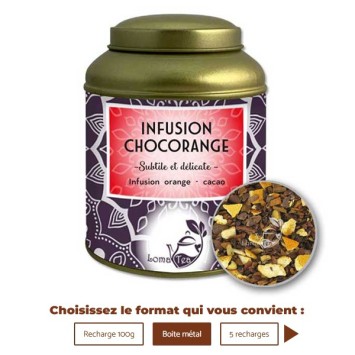 Infusion CHOCORANGE VRAC 100g - LOMATEA