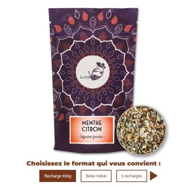 Infusion MENTHE CITRON LOMATEA VRAC 100g