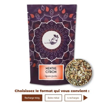 Infusion MENTHE CITRON LOMATEA VRAC 100g
