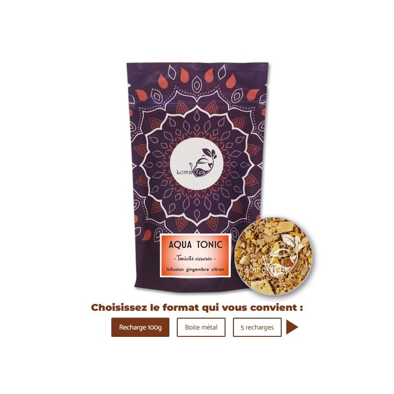 Infusion AQUA TONIC VRAC 100g - LOMATEA Infusion AQUA TONIC VRAC 100g - LOMATEA