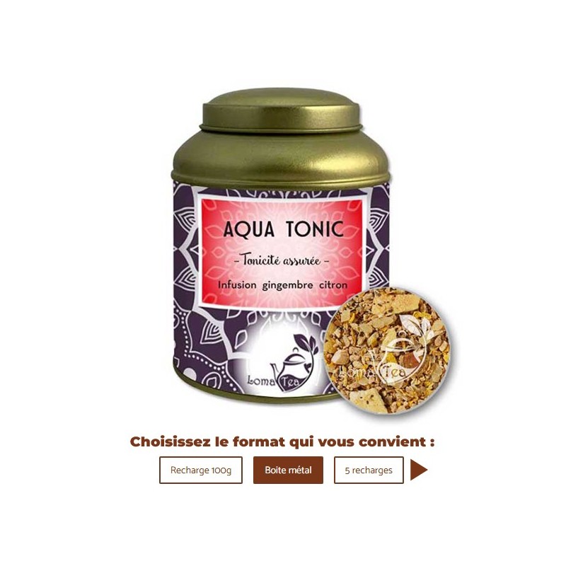 Infusion AQUA TONIC VRAC 100g - LOMATEA