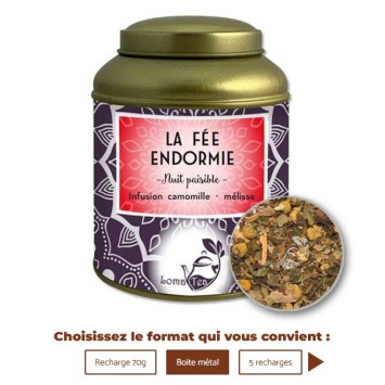 Infusion LA FÉE ENDORMIE VRAC 70g - LOMATEA