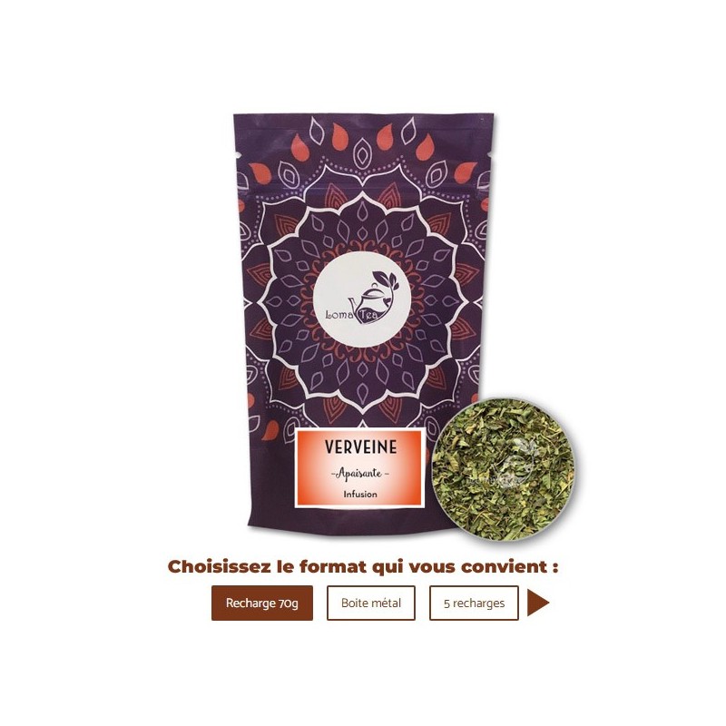 Infusion VERVEINE VRAC 70g - LOMATEA Infusion VERVEINE VRAC 70g - LOMATEA