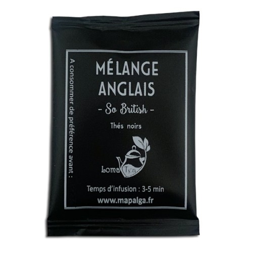 Thé noir MÉLANGE ANGLAIS x 20 infusettes individuelles - LOMATEA