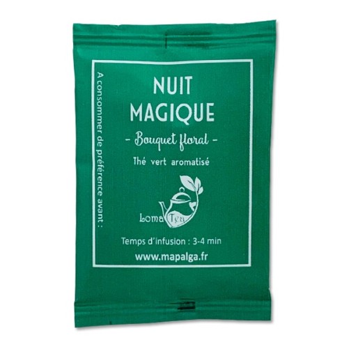 Thé vert NUIT MAGIQUE x 20 infusettes individuelles - LOMATEA
