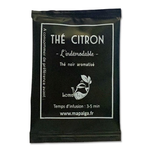 Thé noir au CITRON x 20 infusettes individuelles - LOMATEA