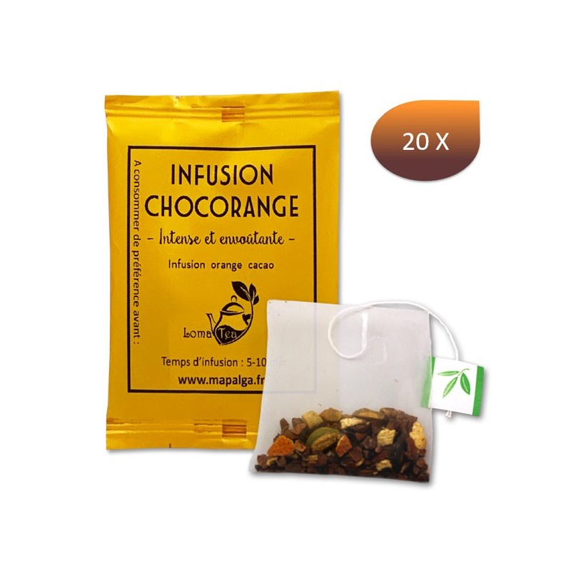 Infusion CHOCORANGE x 20 infusettes individuelles - LOMATEA Infusion CHOCORANGE x 20 infusettes individuelles - LOMATEA
