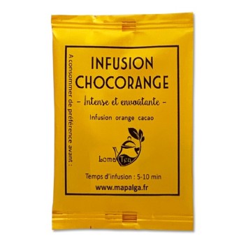 20 infusettes individuelles d'Infusion CHOCORANGE - LOMATEA