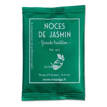 Thé vert NOCES DE JASMIN x 20 infusettes individuelles - LOMATEA