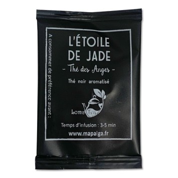 Lot de 20 infusettes individuelles thé noir L'ÉTOILE DE JADE LOMATEA