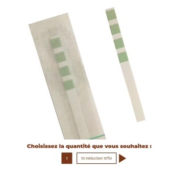 Bandelette mesure dureté de l'eau