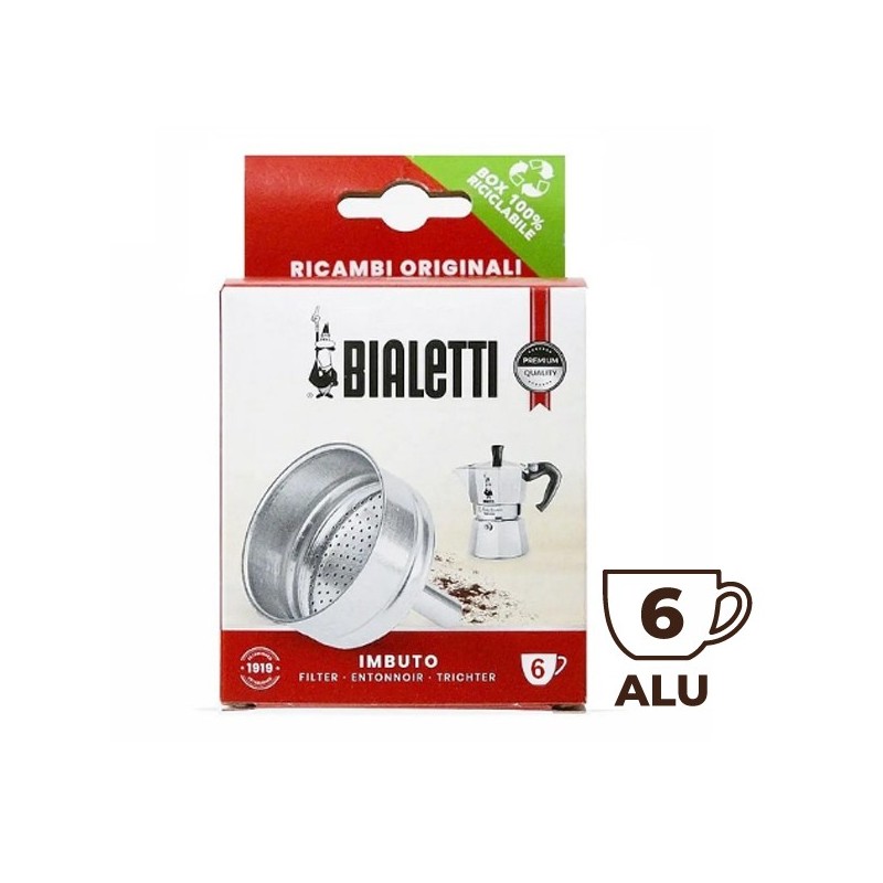 Filtre entonnoir 6 Tasses 800135 Bialetti Filtre entonnoir 6 Tasses 800135 Bialetti