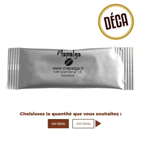 Stick café soluble DÉCAFÉINÉ - MAPALGA